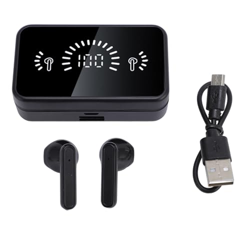 Asixxsix Tłumacz Języka Earbud, AI Tłumaczenie w Czasie Rzeczywistym Wkładki Douszne Bluetooth 5.4 z 144 Wsparciem Języków, 3 Tryby Tłumaczeniowe, dla Branży Podróży (BLACK)
