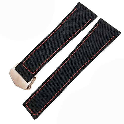 Bracelet montre nylon 22 mm résistant pour remplacer un vieux bracelet