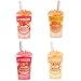 Lip Smacker Aguas Frescas Collection, Set of 4 Flavored Lip Balms