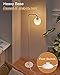 ONEWISH White Floor Lamp-Modern Standing Lamp for Living Room Bedroom, Opal Glass Lamp Shade, LED Bulb Included, for Reading Office, Simple Design Home Decor for Christmas Thanksgiving Day