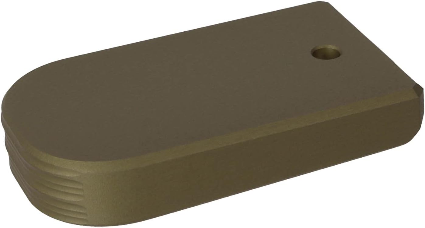 NDZ Performance Magazine Floor Base Plate for Glock 43X & Glock 48 9mm, Aluminum Black Laser Engraving, Made in The USA - Choose Image & Engraving Color