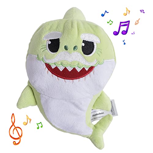 Image of Pinkfong Baby Shark Plush Singing Plush Toy 8 Inch Grandpa Shark for The Kids of 1 Year and Above, White (BS60005)