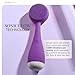 PMD Clean Mini - Smart Facial Cleansing Device with Silicone Brush & Anti-Aging Massager - Waterproof - SonicGlow Vibration Technology - Clear Pores and Blackheads - Lift, Firm, and Tone Skin