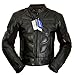 Produktbild 4LIMIT Sports Motorradjacke Leder Streetbandit Biker Rocker, Schwarz, Größe M