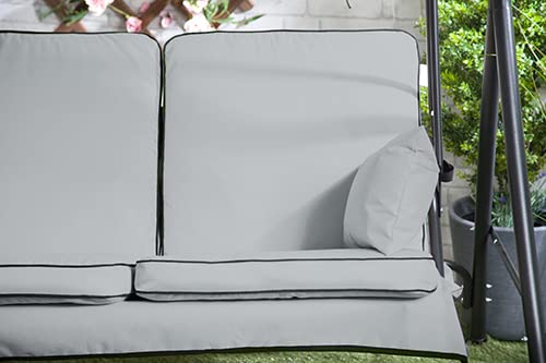 Cuscino Per Altalena Giardino - Imbottito Resistente All'Acqua - Verde 150x50cm - Gardenista - Foto 8