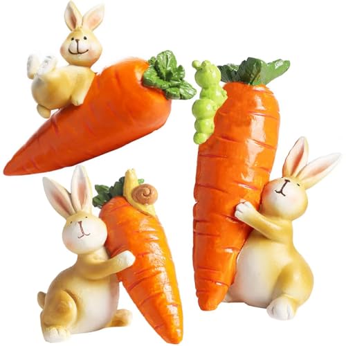 3PCS-Easter-Resin-Bunny-Decoration-Resin-Rabbit-Statue-Table-Home-Decoration-Gifts 3PCS Easter Resin Bunny Decoration Resin Rabbit Statue Table Home Decoration Gifts