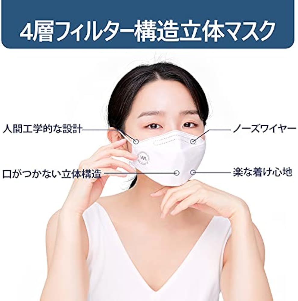 もふおさま専用！ Amazon.co.jp: KF94 100枚 個別包装 使い捨て 大人用 男女兼用 3D立体