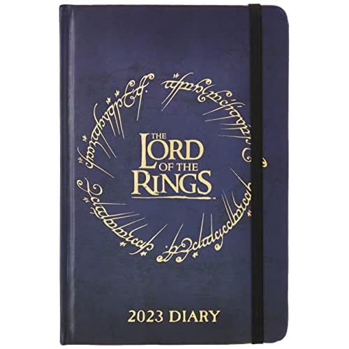 Pyramid International Lord of Rings – Agenda 2023, tapa dura A5, planificador de semana a vista (diseño de mapa) – Producto oficial, SR74107, multicolor
