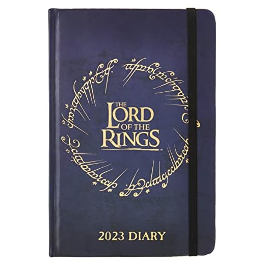 Pyramid International Lord of Rings – Agenda 2023, tapa dura A5, planificador de semana a vista (diseño de mapa) – Producto oficial, SR74107, multicolor