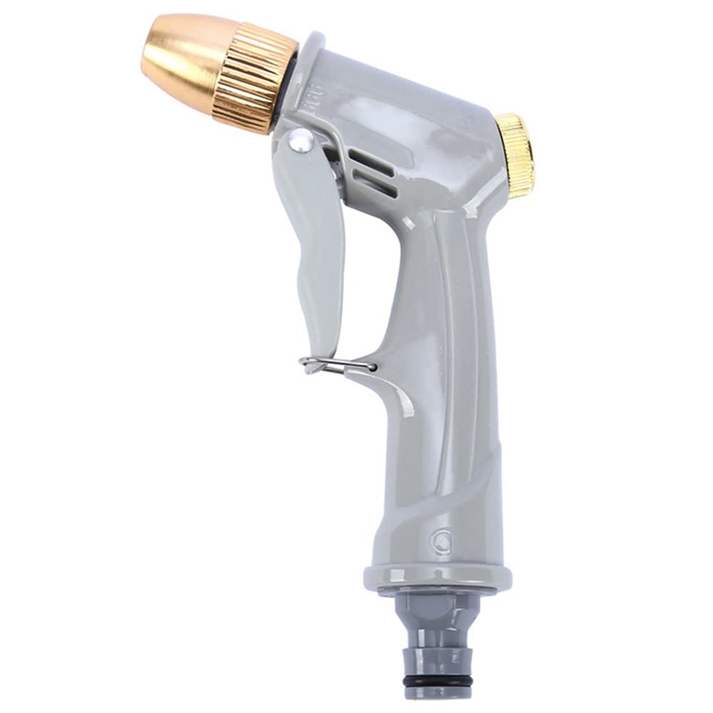 Ctrlzs Portable High Pressure Water Nozzle Adjustable Metal Nozzle Washing Car Washer Garden Watering Hose Nozzle