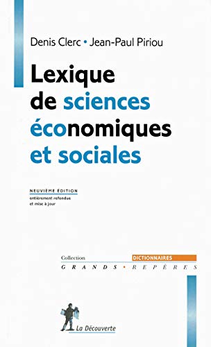 Lexique de sciences économiques et sociales