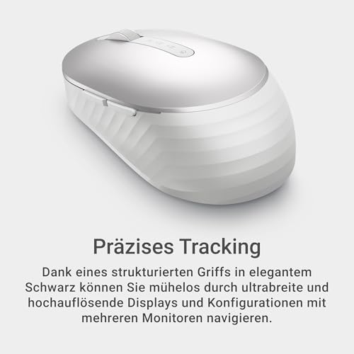 DELL Premier wiederaufladbare Wireless-Maus – MS7421W – Platinum Silver (Silber) – Ansicht 6