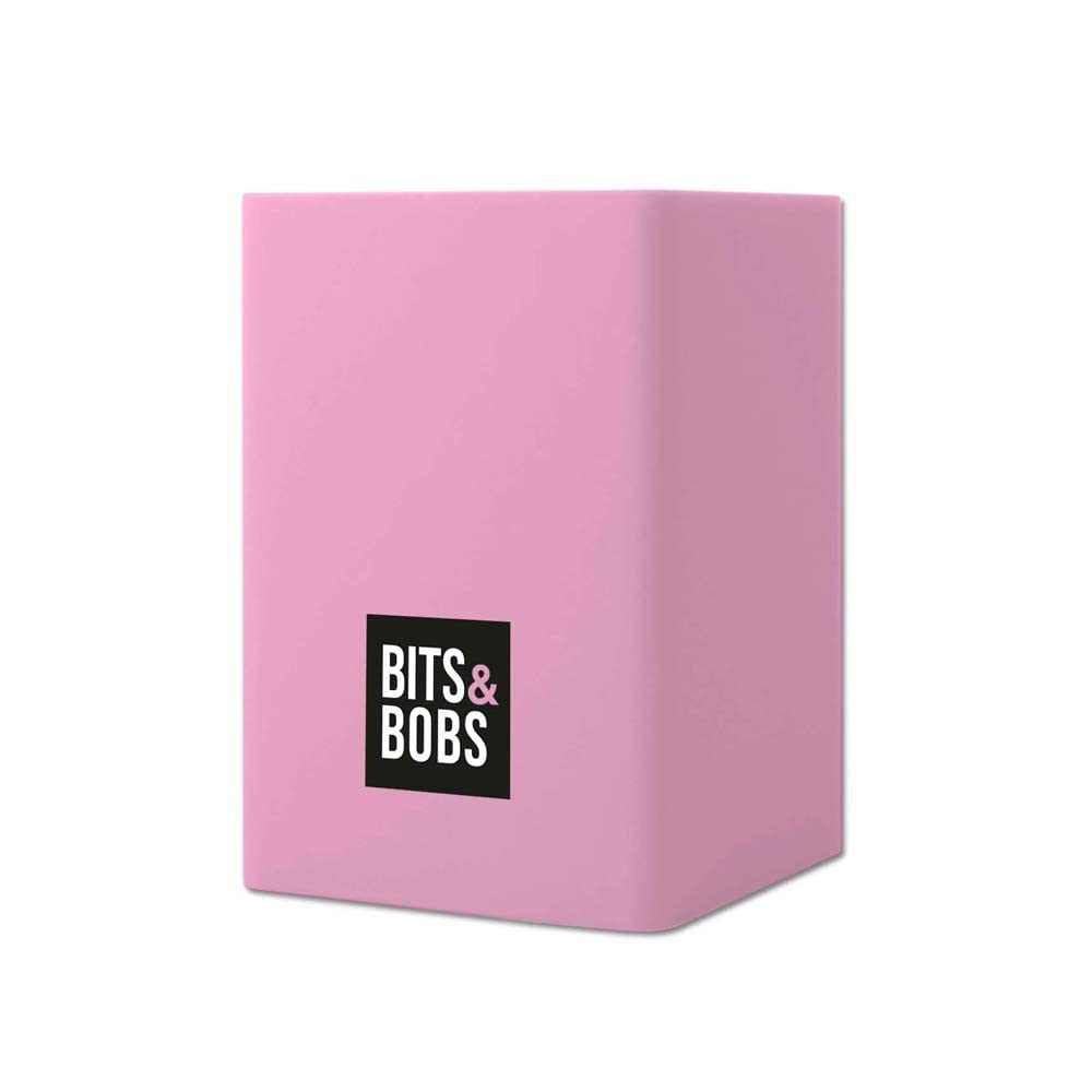 Grafoplás | Silicone Pen | Pastel Pink | 9.5 x 6.5 x 6.5 cm | Perfect for Desktop | Bits & Bobs Pop Up Design | Pastel Colours