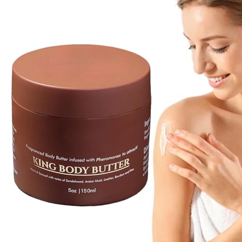Mantequilla De Cuerpo Hidratante: Crema Hidratante Profunda Para La Piel Seca, Enriquecida Con Mantequilla De Karité, Aceite De Coco Y Vitamina E, Fórmula No Grasosa, Suaviza Y Nutre La Piel, Ideal Pa