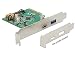 Produktbild DeLock PCI Express x4 Karte > 1 x extern USB Type-C Buchse + 1 x extern USB 3.1 Gen 2 Typ-A Buchse