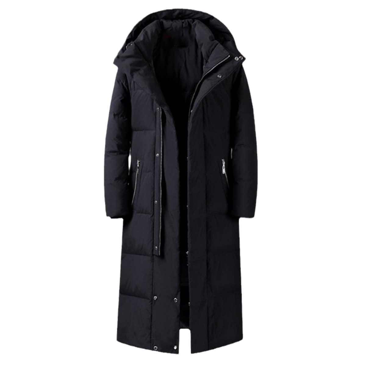 Doudoune longue rouge chaleureuse doudoune unisexe douillette