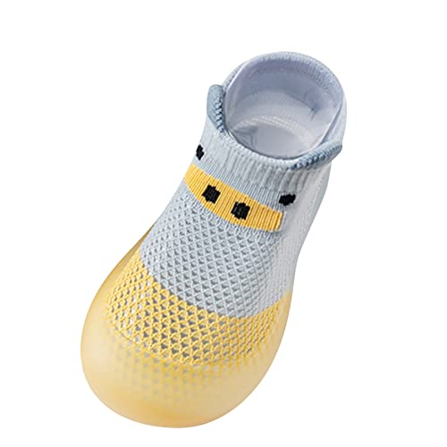 Kids Soft Boys Baby Anklet Girls Cartoon Slipper Shoes Rubber Breathable 036Months Toddler Summer (Grey, 18-24 Months)