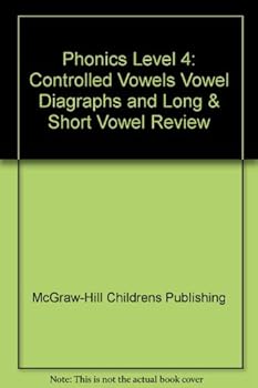 Paperback Phonics Level 4: Controlled Vowels, Vowel Diagraphs, and Long & Short Vowel Review Book