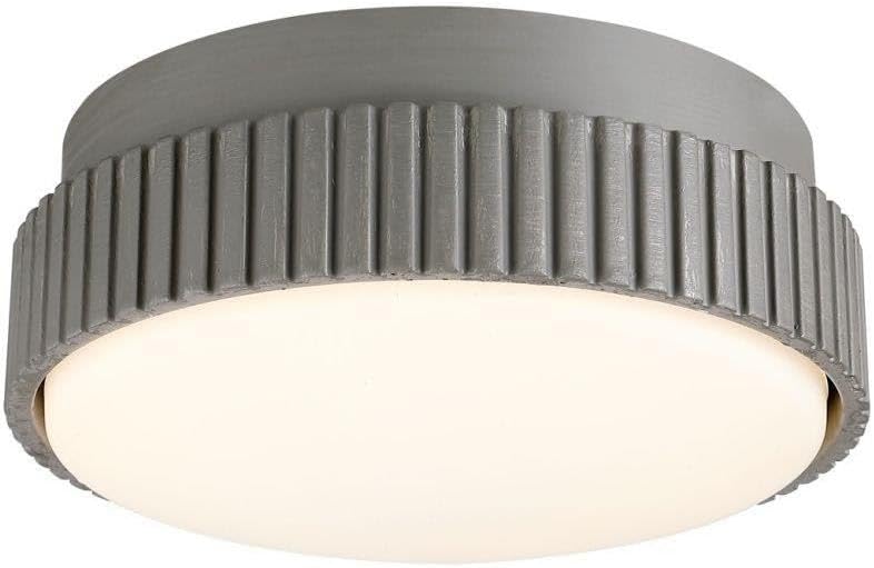 Fanimation Kute Ceiling Fan Knurled Correlated Color Temperature (CCT) Select LED Light Kit - Antique Graphite