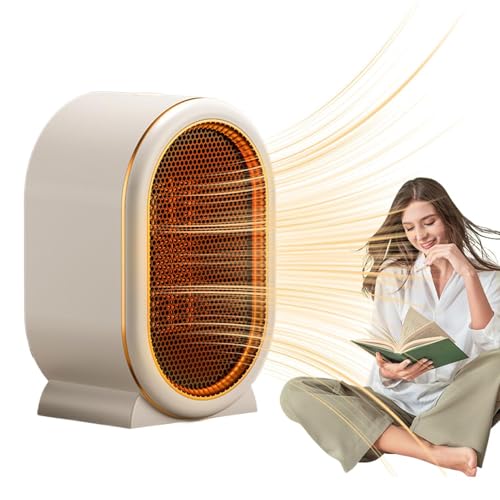 Calefacción de espacio: radiador de espacio cerámico, calefacción de espacio personal, calefacción de escritorio | Recinto de espacio de cerámica para habitación, calefacción personal de oficina