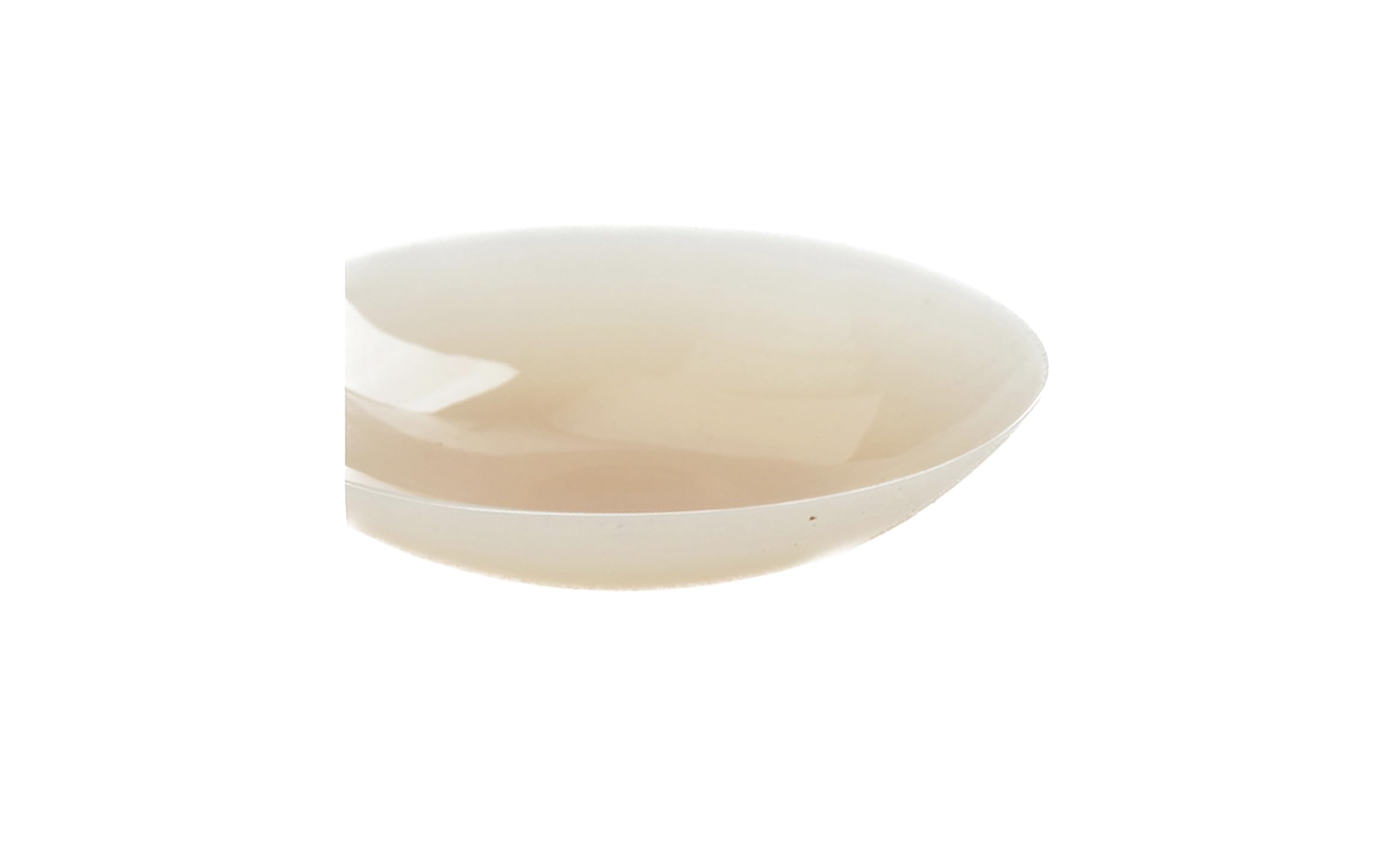 Adhesive Silicone Bra Nipple Cover - Reusable Sticky Pasties Breast Petals with Box, No Show Fine Tapered Edge Invisible Gel Nude