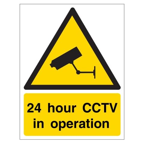 Landlord Direct Supplies Security Notice, CCTV In Operation Sign - Portrait - 150mm x 200mm (Vinyl) Cover