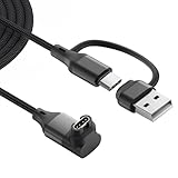 Connexion Coudée : Protégez votre écran, consultez sans effort. Grâce à son connecteur en angle droit, cordon d'alimentation pour garmin la montre reste à plat pendant la charge. Plus de risques de rayures, plus besoin de la soulever pour vérifier l’heure ou vos données. câble pour garmin venu 2 un design malin qui allonge la durée de vie de votre écran