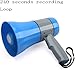 GEJINTAO 20W Handheld Megaphone with Volume Control, 240-Second Recording, Portable Loudspeaker for Outdoor Events