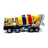 Fonction: 3 couleurs de camion de construction sont disponibles. La porte peut être ouverte. L'avant peut être relevé de 45 degrés. Le barillet de mélange peut tourner à 360 °. La voiture a une fonction de glissement.lt; br 