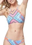 O'Neill Damen PW Soara Lace Bikini Top, Blau All Over Print W, 36