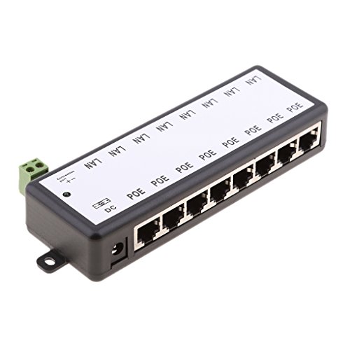 8 LAN Ports Modul Injektor Macht über Ethernet Router Für IP Kamera - 1