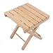 Stołek wędkarski, lekki wielofunkcyjny mały drewniany stołek Łatwa do przechowywania odporność na korozję dla Oudoor