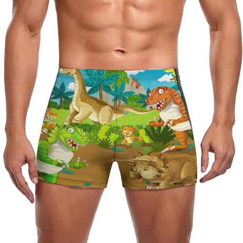 Boxer de bain homme Fitness Cat élastique et maillot à séchage rapide