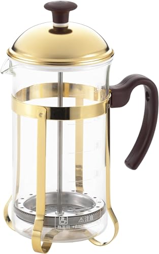 ?????????????(Castle Enterprise) Yoshikawa SJ3306 Coffee Press & Tea Server, Capacity: 1.6 gal (0.75 L), Mocha Brown, Gift Wrapping Specifications