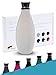 Produktbild SodaNature® | Premium Schutzhülle für SodaStream Crystal Glasflaschen | 24h+ Kühleffekt & Bruchschutz durch hochwertiges Neopren-Material | Praktisches Zubehör in edler Geschenkbox (Hellgrau)