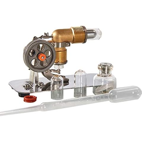 Sunnytech Mini Hot Air Stirling Engine Motor Model Educational Toy Kits Electricity HA001 Cover