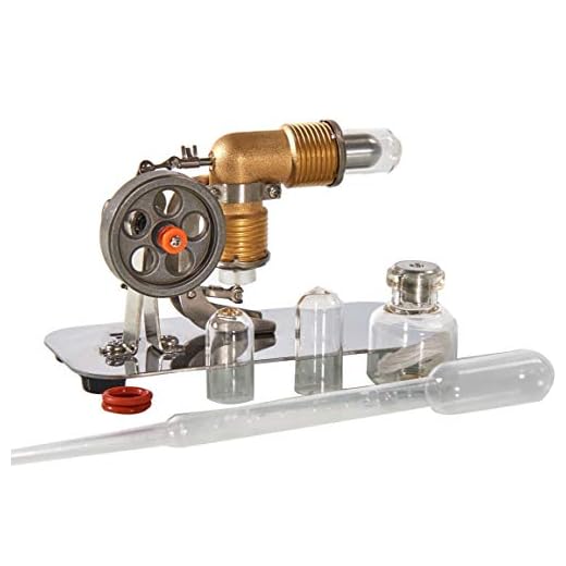 Sunnytech Mini Hot Air Stirling Engine Motor Model Educational Toy Kits Electricity HA001