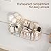 Makeup Organizer Countertop for Vanity, Rotating Perfume Tray with 5-compartment Cosmetic and Skincare Organizers, Multi-Purpose Desk Storage Makeup Brush Holder for Bathroom Bedroom Counter