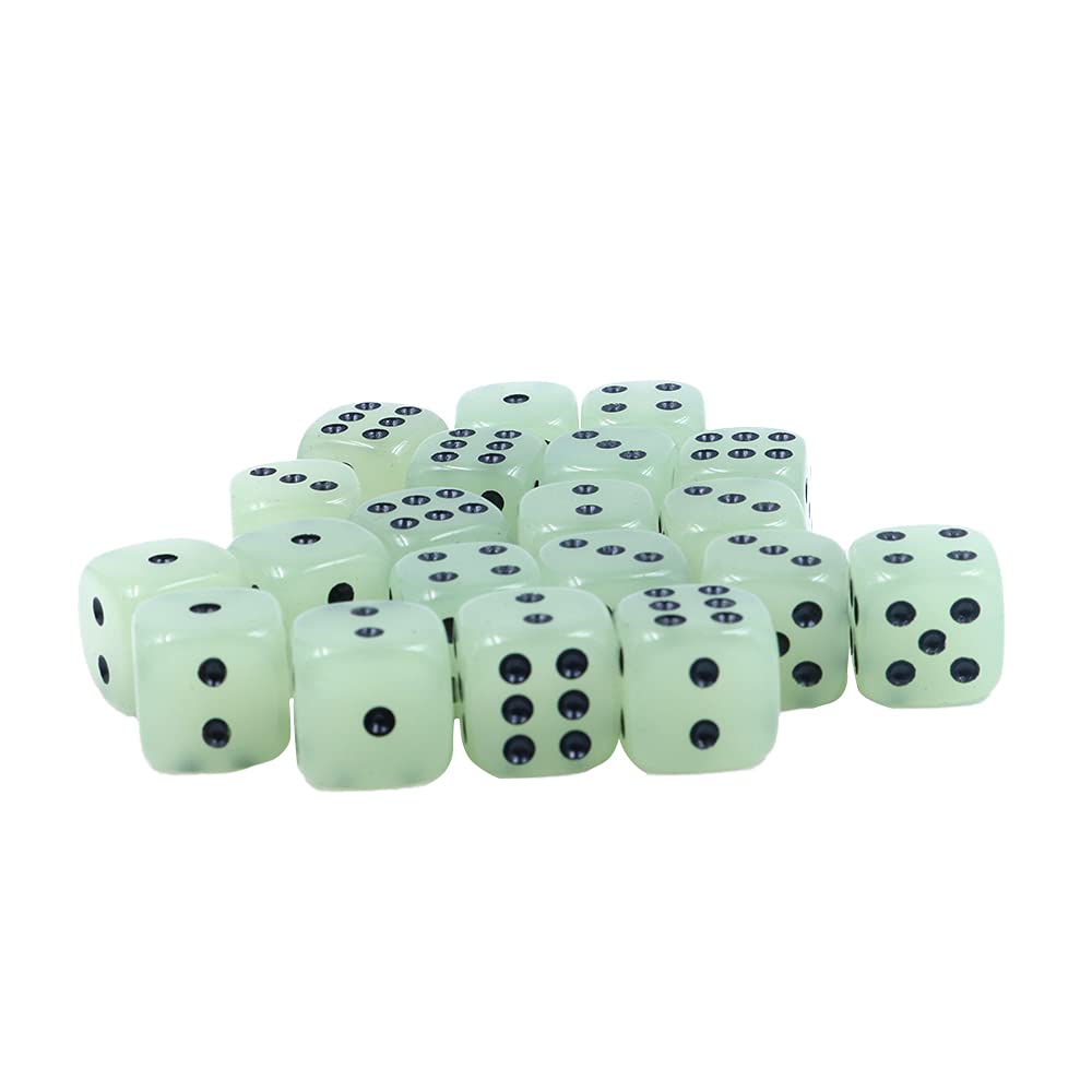 YOSOO Jeu De Dés à 6 Faces Dés Polyédriques D6, Bonne Polissabilité