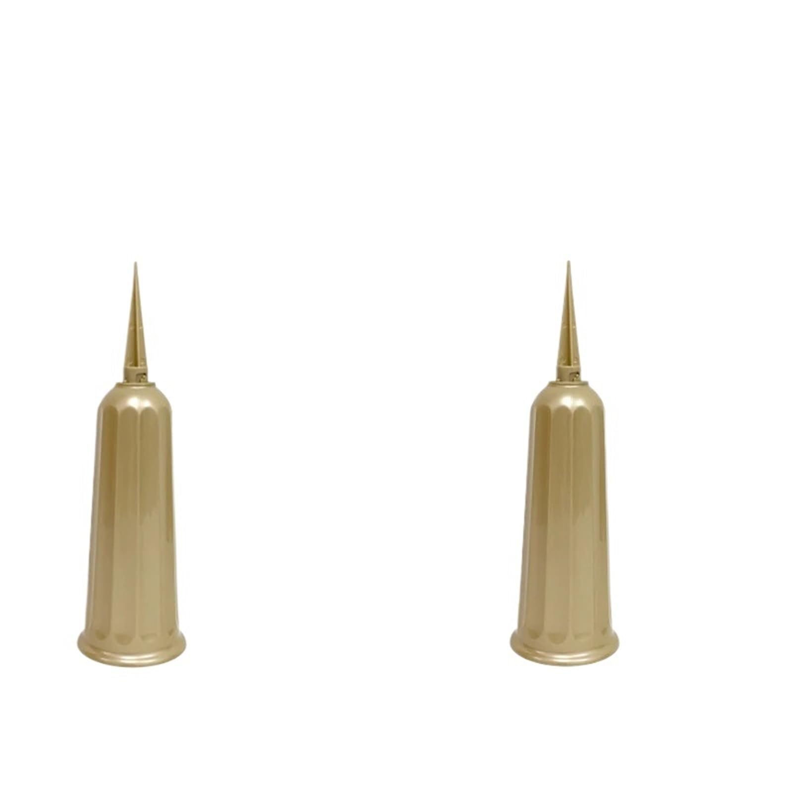 Grave Vase 2/1PC Cemetery With Spikes Plastic Floral Holder For Gravestone Grave Yard Ground Outdoor Flower Marker Decorations For mourning