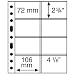 Produktbild Leuchtturm Kunststoffhüllen Grande, 8 Taschen im Format 106x72 mm, glasklar, 5er Pack