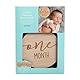 Pearhead Wooden Monthly Milestone Photo Cards - 7 Double-Sided Engraved Discs for Baby Announcement and Milestones, Gender-Neutral Photo Props for Newborn Boy and Girl, Light Wood