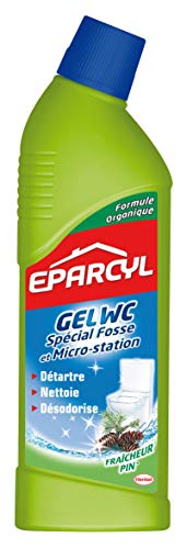 Eparcyl 2en1 - Gel WC (0.750L) Spécial Fosse Septique - Produit WC Détartrant + Entretien Fosse Septique - Fraicheur Pin Cover