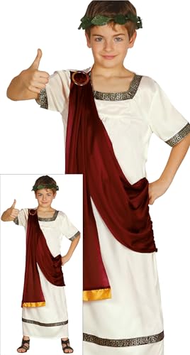 FIESTAS GUIRCA Romeinse Geleerde Met Toga Jongen Kostuum