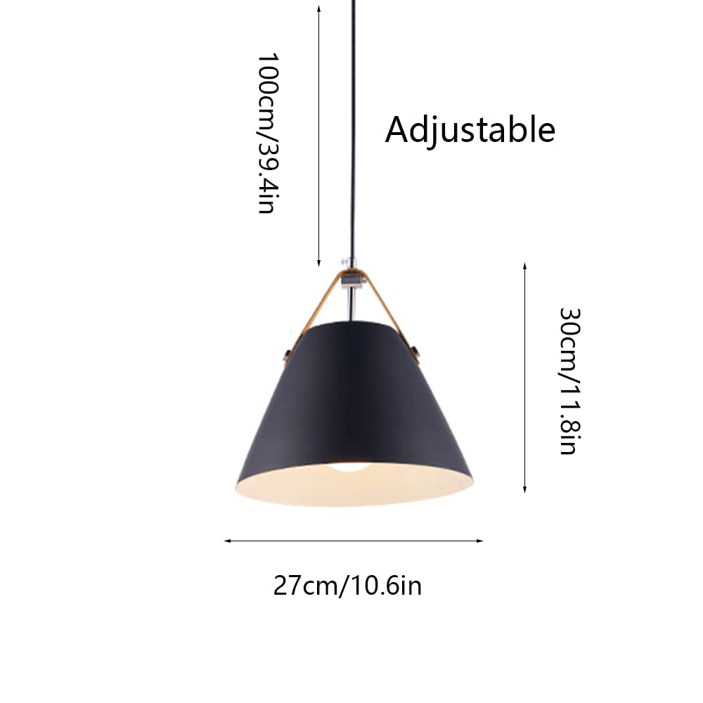 RCIDOS Luces Colgantes Minimalistas Elegantes Araña Estilo Nórdico Creativo Lámpara Suspensión Hueca Ajustable Accesorio Iluminación De Metal De Un Solo Cabezal E27 para Cocina, Cafetería Rústica