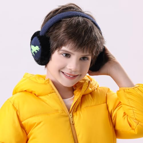 XIAOHAWANG Kids Boy Warm Earmuffs for Children Girl Winter Ear Muffs Cold Weather Ear Warmer2