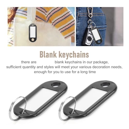Étiquette d'Identification Porte-Clés Noir : Solution Anti-Perte - 4