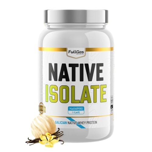 Native Isolate - Proteína nativa aislada sabor Vainilla - 1,8kg - Fullgas
