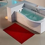 Wine Red Bathroom Rugs Runner 27.5'x 47' Non Slip Bath Mat Kitchen ORANIFUL Microfiber Plush Super...