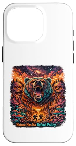 Nature Has No return Policy Bear Camping�n�C�L���O���B���e�[�W���C���h �X�}�z�P�[�X iPhone 16 Pro �p